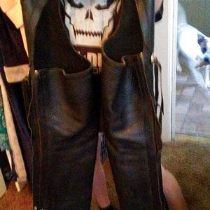 Harley D chaps buffalo hyde
